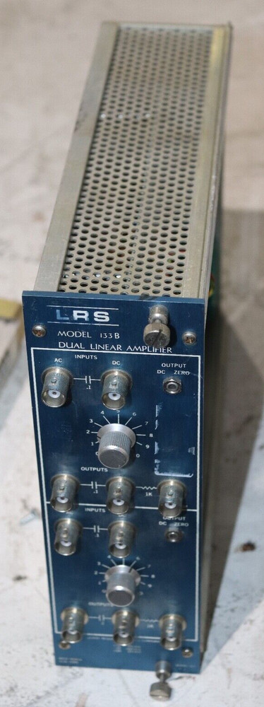 LRS 133B DUAL LINEAR AMPLIFIER NIM BIN MODULE