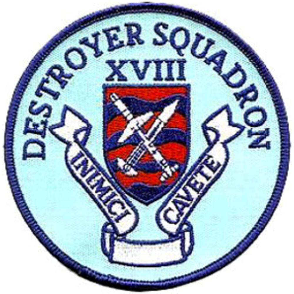DESRON 18 Destroyer Squadron Patch - Version B