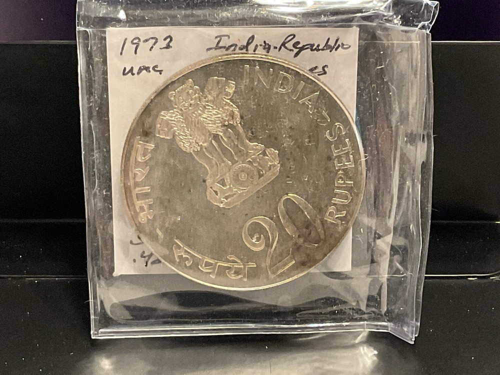 1973 India-Republic 20 Rupees