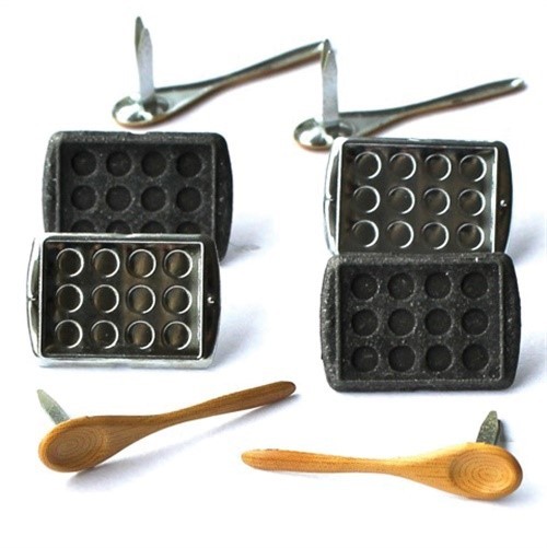 Eyelet Outlet QBRD-33  Shape Brads 12/Pkg-Baking (3Pk)
