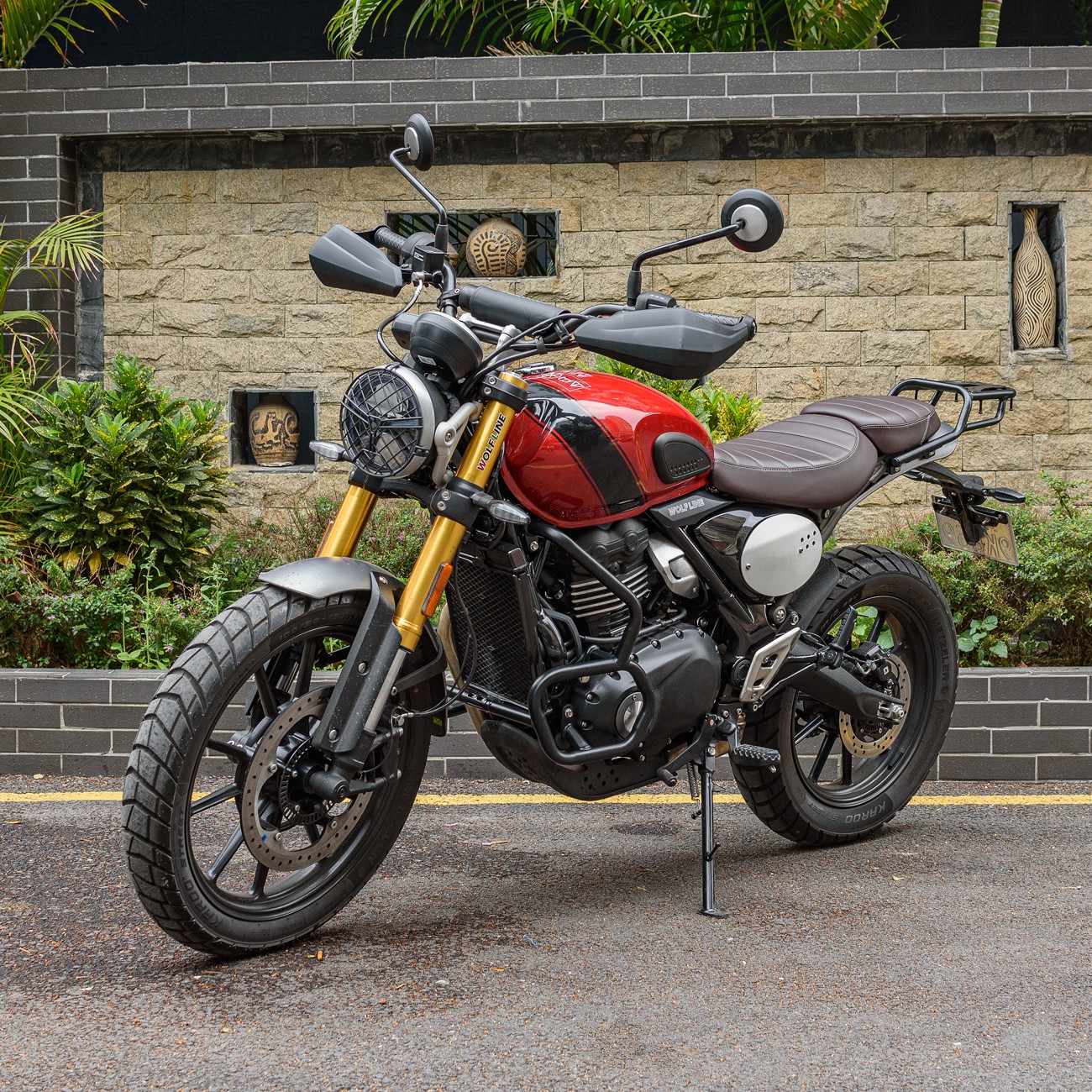 WOLFLINE Luggage Rack For Triumph Speed 400 Scrambler 400X Rear Carrier Bracket