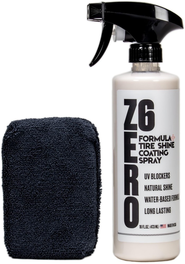 Zero Six - Sio2 Ceramic Tire Shine Coating Spray W Applicator- Long Lasting U...