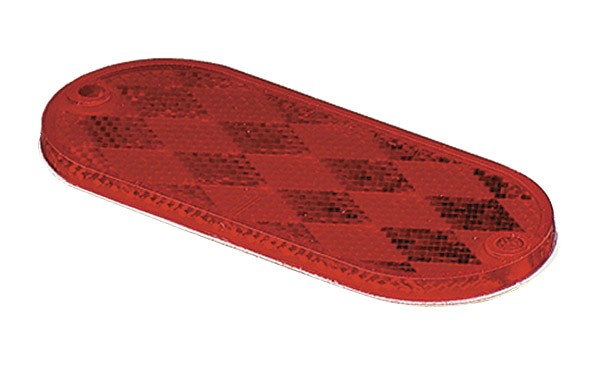 Grote 41042 Red Oval Reflector
