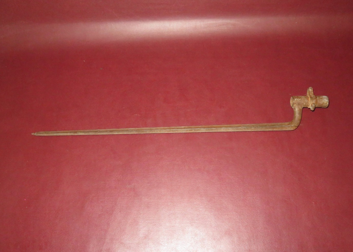 Antique US Civil War Era Cast Iron Socket Bayonet for Rifle