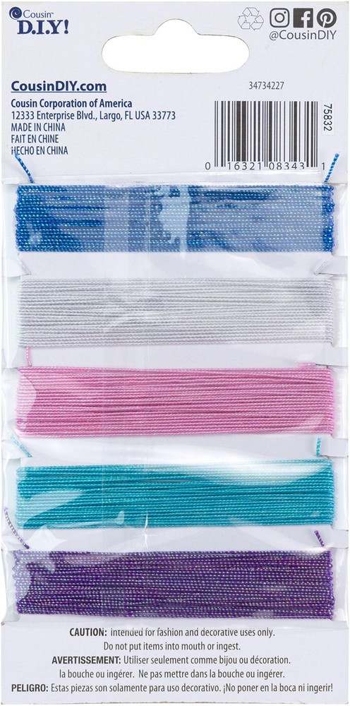Cousin Fun Pack Stretch Cord 25yd-Sparkle