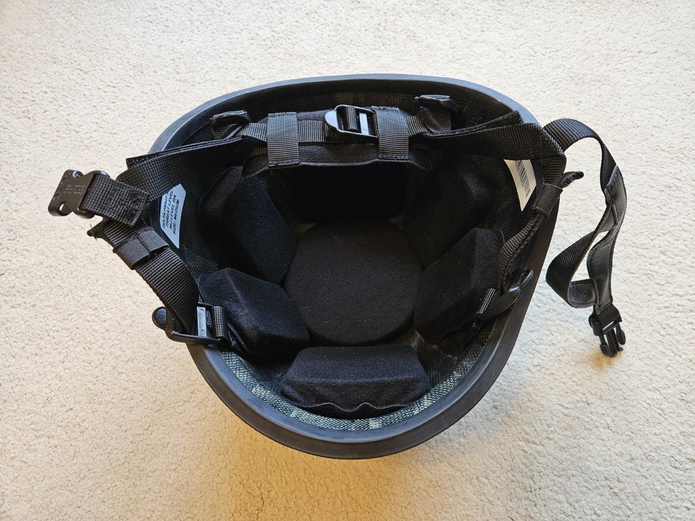 PASGT Helmet Medium Black NIJ Level IIIA
