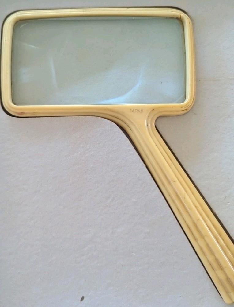 Vintage Bakelite SPI Rectangular Reader With Box Cream 2" x 4" Y