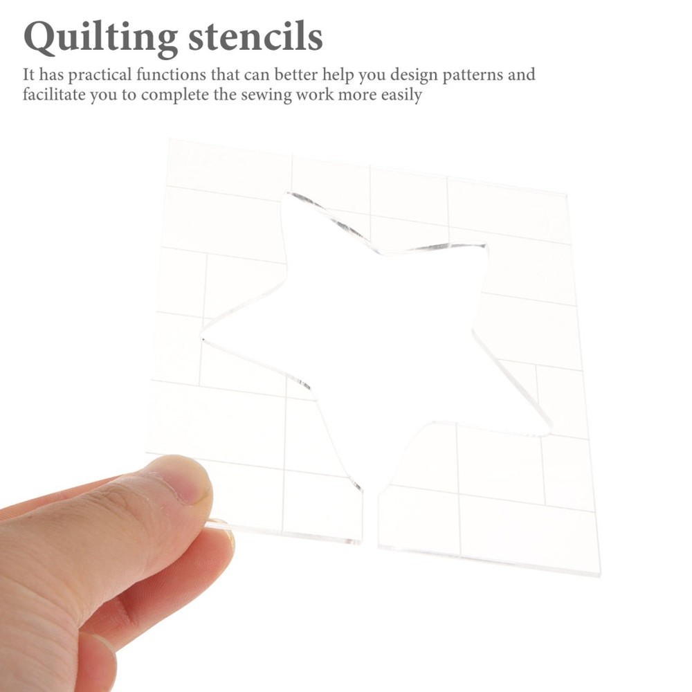 Quilt Stencils for Hand Quilting Machine Patchwork Star Template