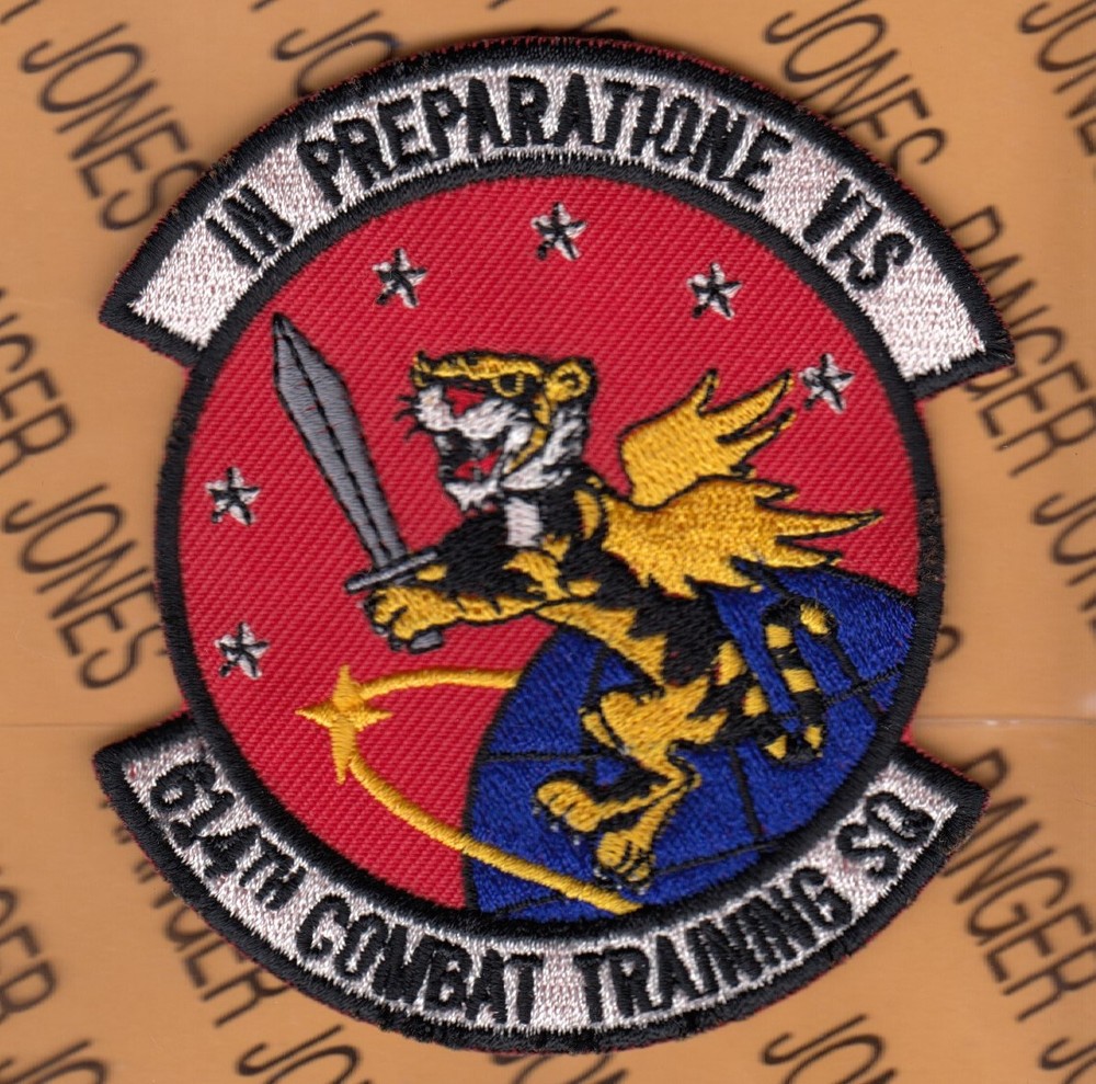 USAF Air Force 614th CTS Combat Training Squadron 3.75" patch c/e