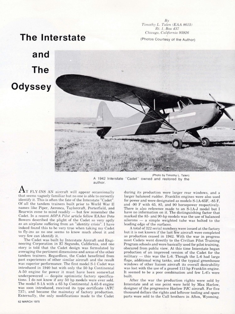 Interstate Aircraft Report 8/16/2025n
