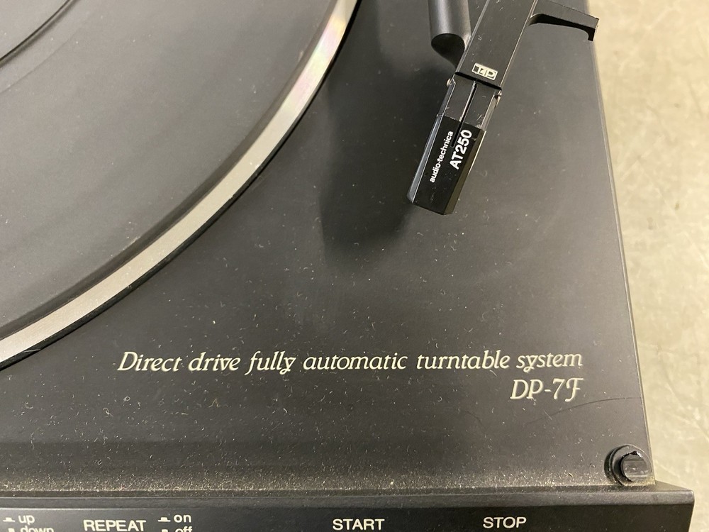 Denon DP-7F Quartz Full Automatic Direct Drive Turntable - SHOWN WORKING