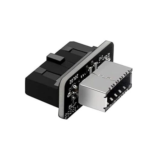 USB Front Panel Adapter, Vertical USB C Header Adapter, USB 3.1 Type-E Key-A