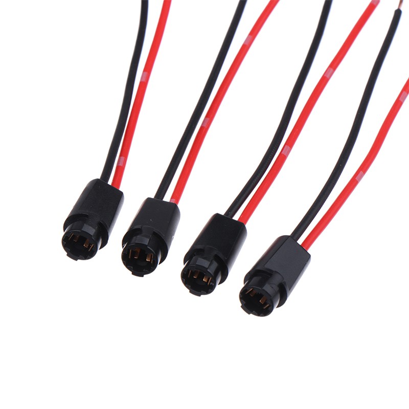 5Pcs T5 LED Bulb Holder Socket For 1.2W W3W Width Instrument Light Socket