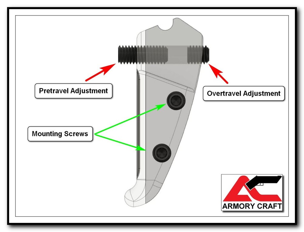 Sig Sauer P322 Dual-Adjustable Flat Trigger by Armory Craft