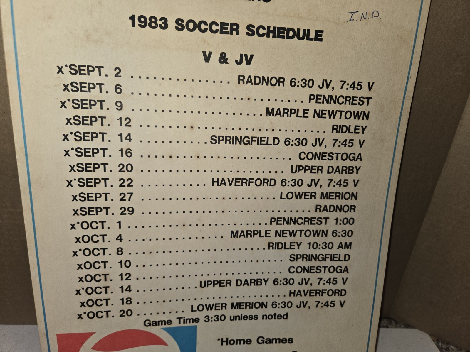 3 Vintage 80s Nether Providence,Strath Haven High School Soccer Schedules,Pepsi