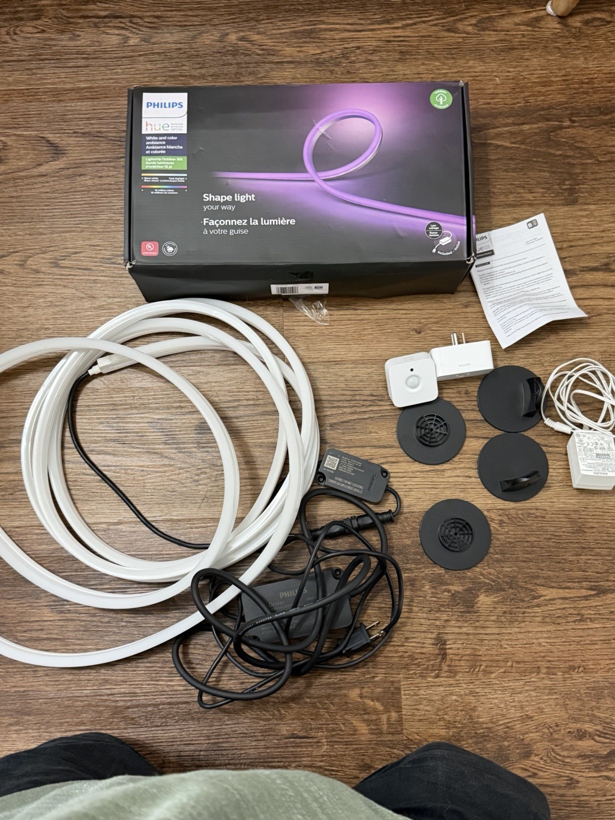 Philips Hue Shape Light Your Way Outdoor Lightstrip 16ft White & Color w/ Sensor