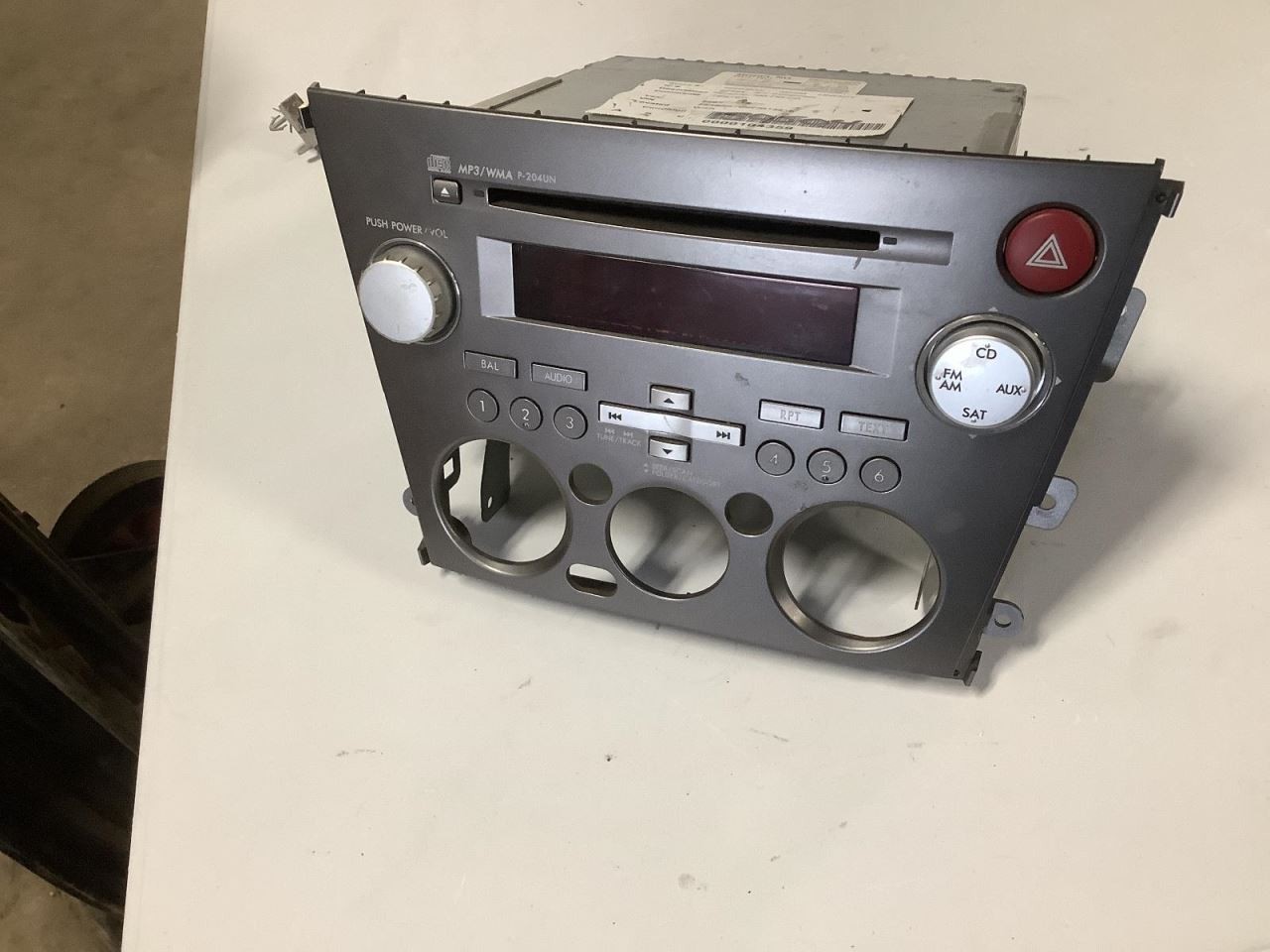 Audio Equipment Radio Receiver Am-fm-cd 6 Speaker Fits 07-09 LEGACY 175276