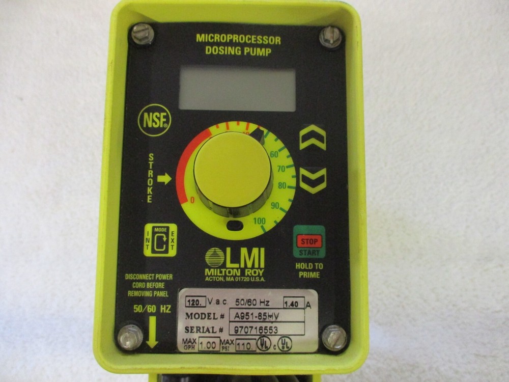 LMI Microprocessor Dosing Pump A951-85HV