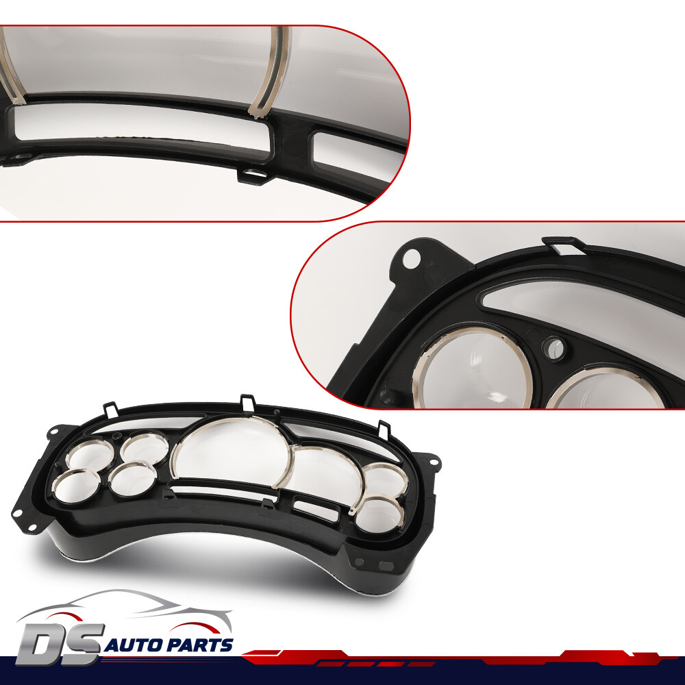 Gauge Cluster Lens Cover Chrome Rings Fit For 2003- 2006 Gm Trucks Suvs Escalade