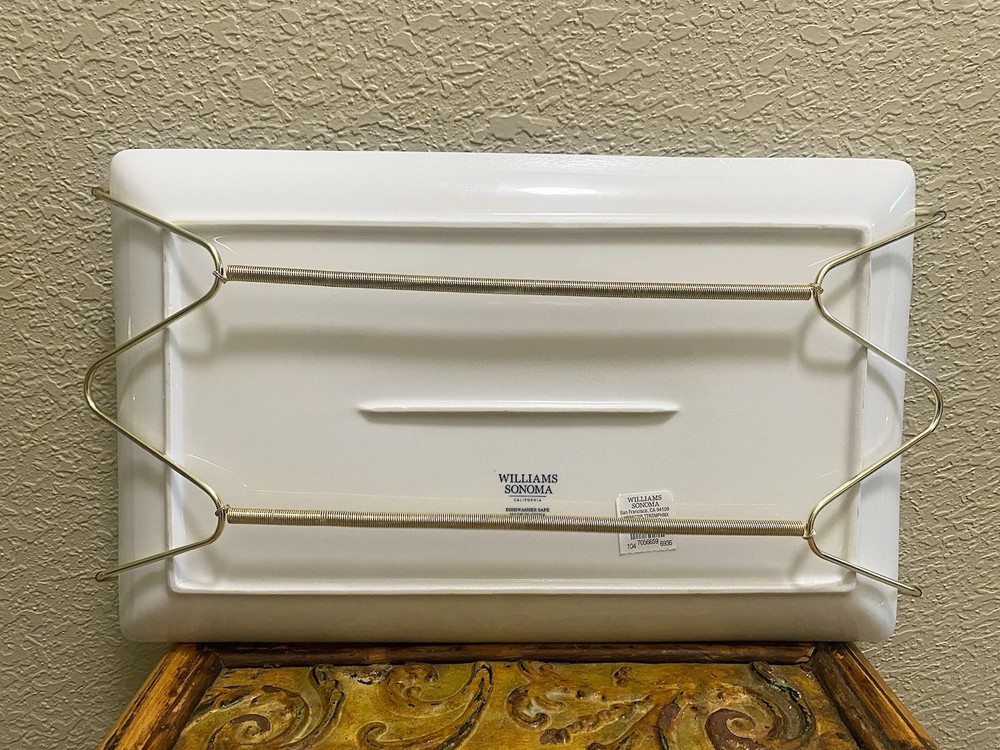 William Sonoma Lunar New Year Blue Phoenix Large Rectangular Serving Platter