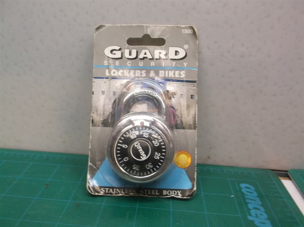 Guard Security 1500 Dial Combination Padlocks 2 inch Security Lock
