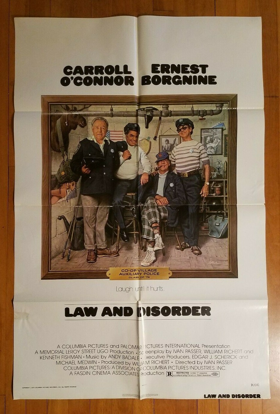 (2) LAW AND DISORDER 1974 27 x 41 Genuine 1-sheet posters Style "A" & "B" 74/342
