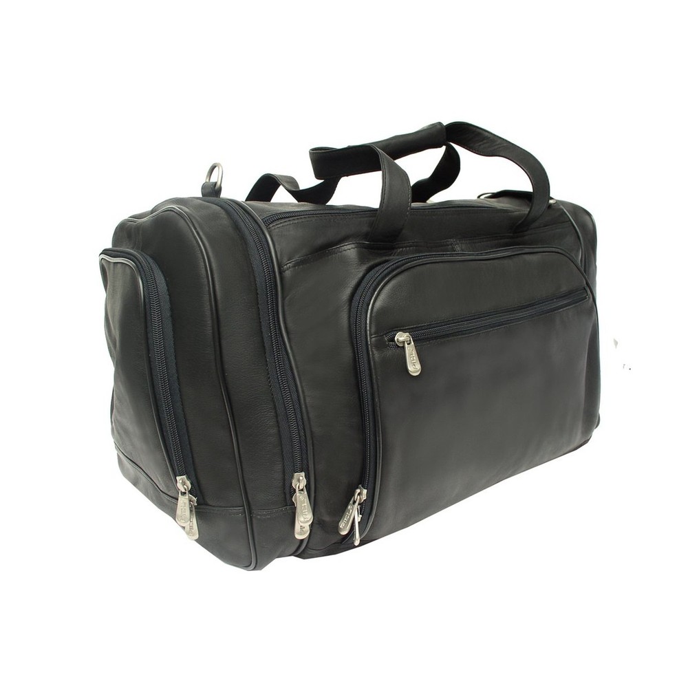 Multi-Compartment Duffel Bag, Black, One Size