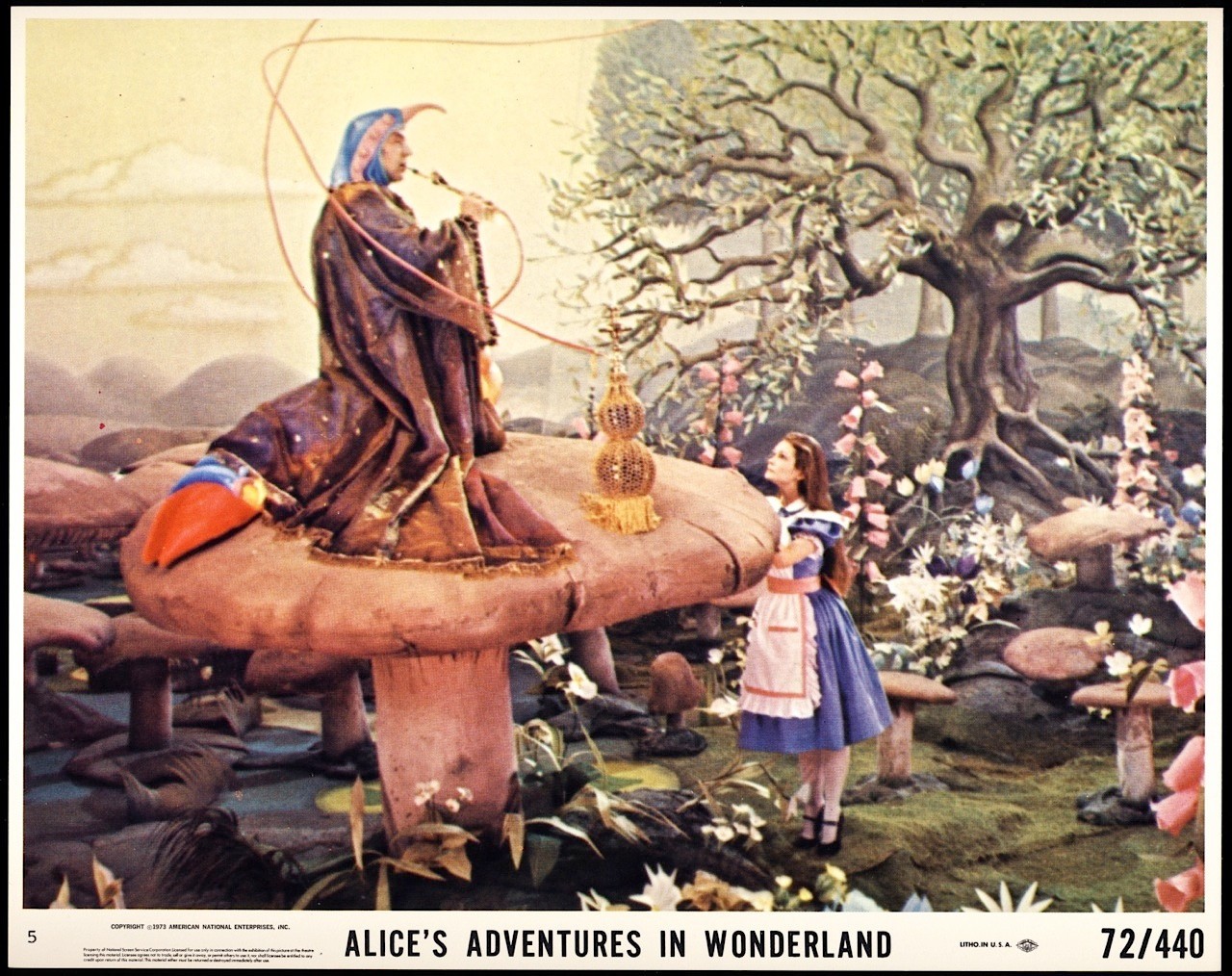 1973 ALICE'S ADVENTURES IN WONDERLAND British Musical LOBBY CARD Set MAD HATTER