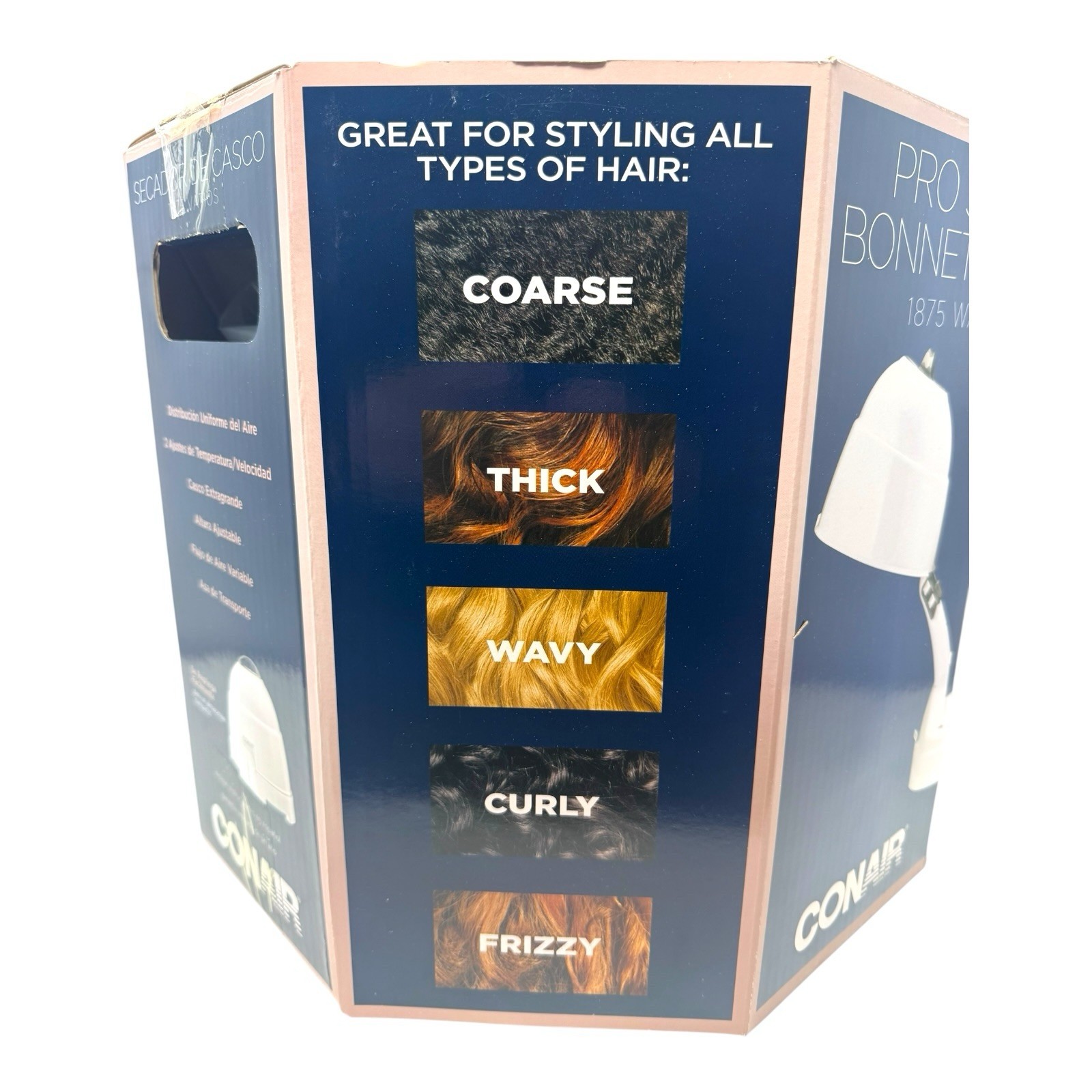 Conair Pro Style Bonnet Hood Hair Dryer HH320RNX 1875W Ionic Adjustable Height W