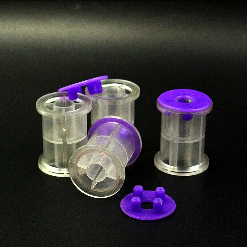 20pcs Empty Fly Tying Bobbin Spools High Polymer Material Standard Size Tools