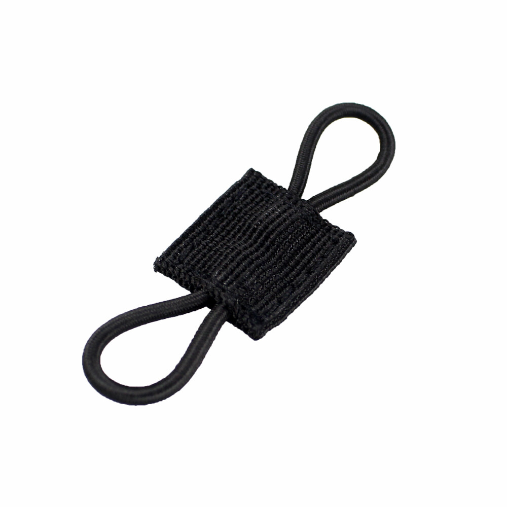 10X Molle Tactical PTT Retainer Retainers Webbing Communication Cable Fastener