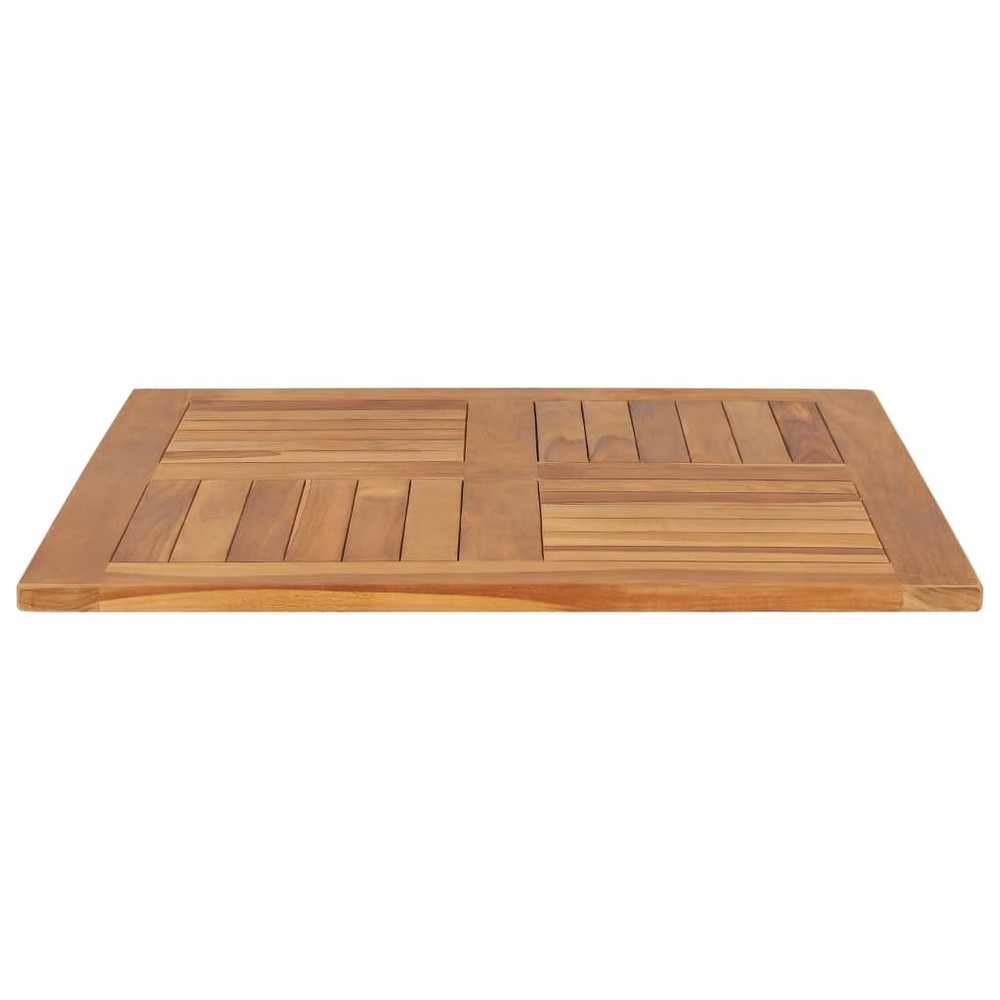Table Top Teak Solid Teak Wood 31.5x31.5 in Durable Table Top