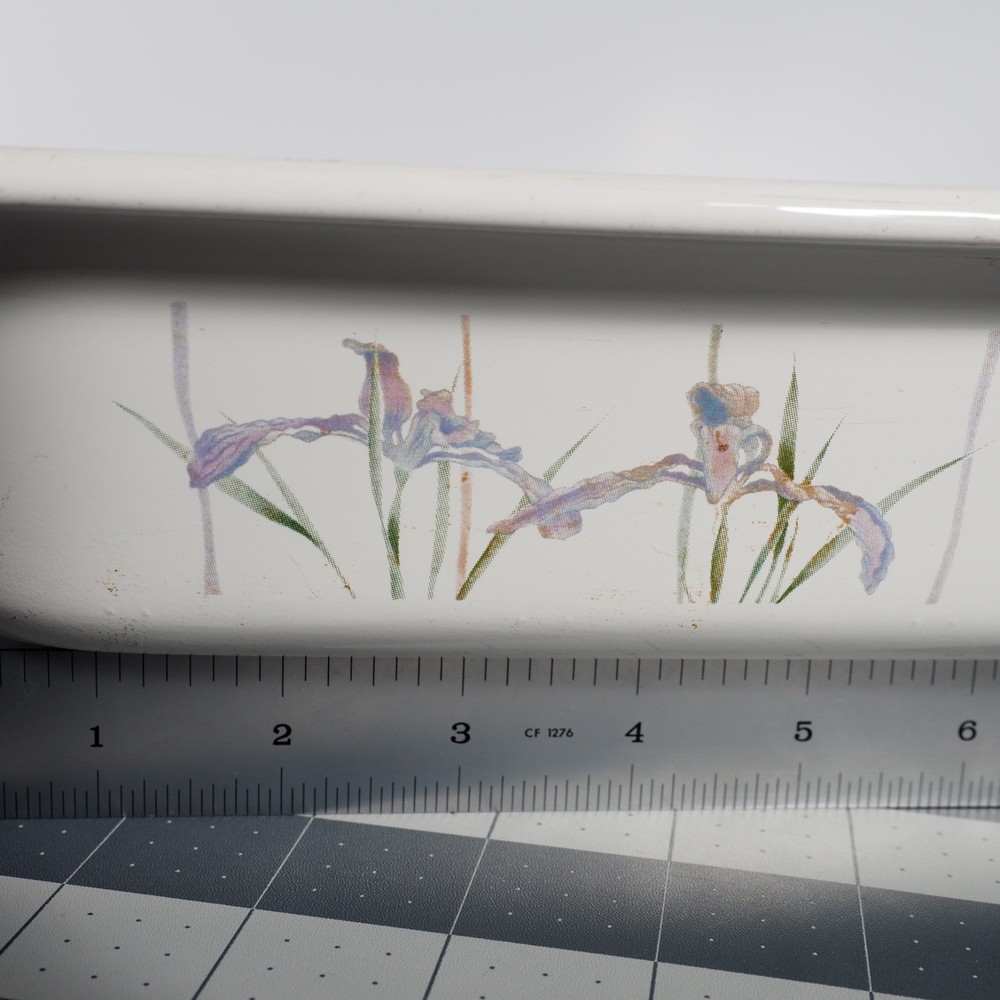 Vintage CorningWare Shadow Iris A-21 Open Roaster Lasagna Baking Dish Pan