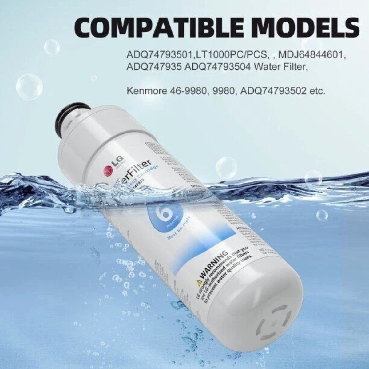 For LT1000P ADQ747935 1 PACK Refresh Refrigerator Ice Water Filter US Stock