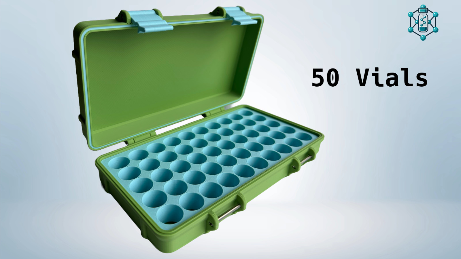 3ml Peptide Vial Storage Rack | Durable Organizer for GLP-1 & Peptide Protocols