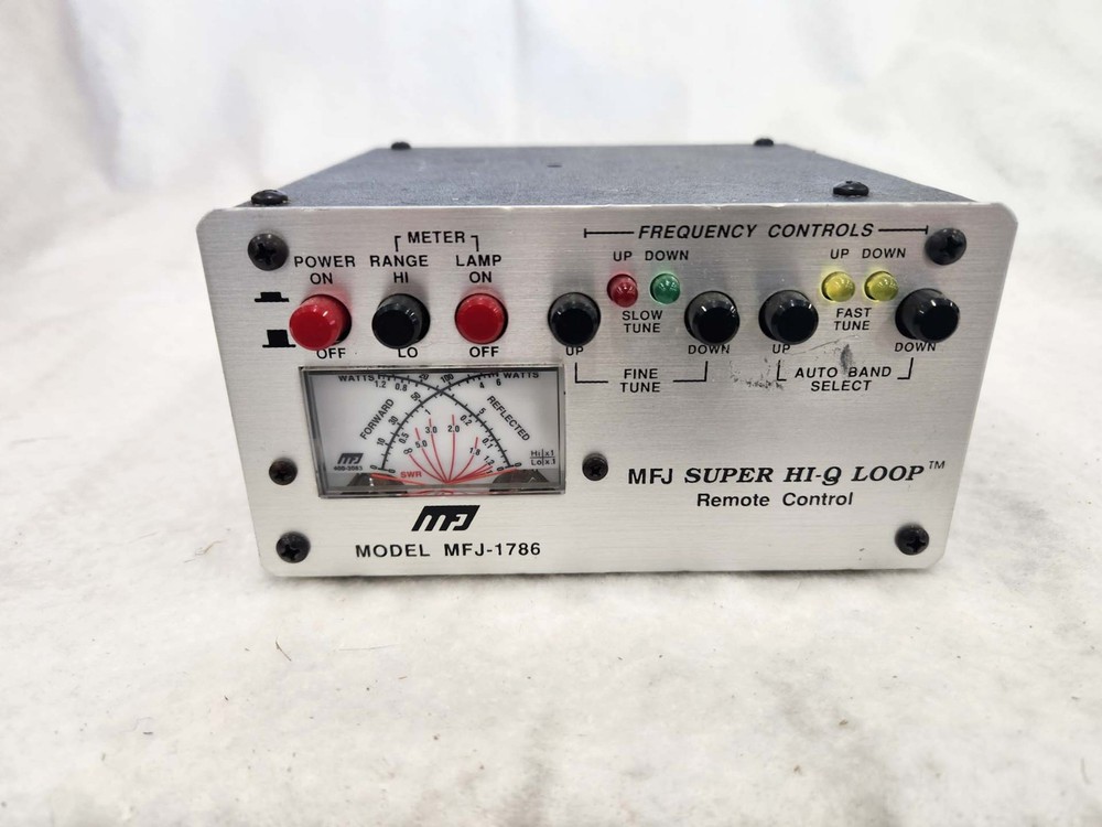 MFJ Super Hi-Q Loop Remote Control Untested model MFJ-1786, No Antenna