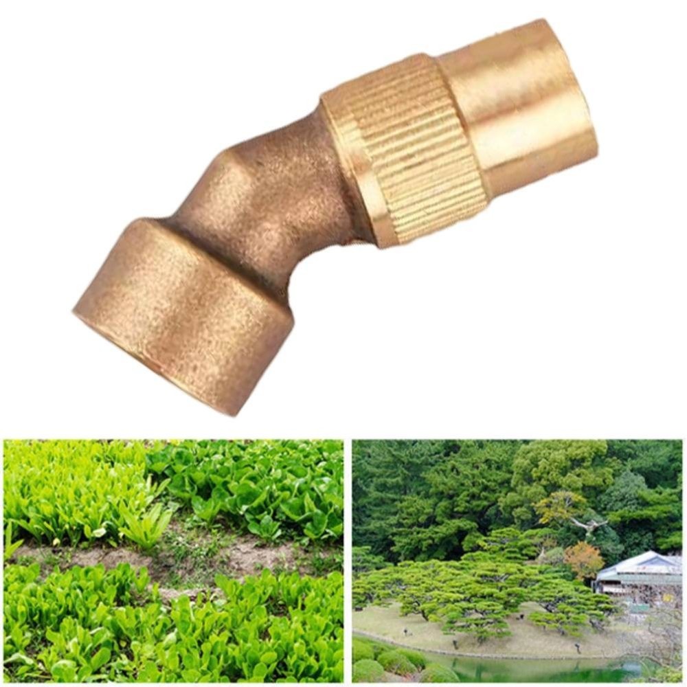 Efficient Copper Nozzle with Adjustable Mist for Watering and Cleaning