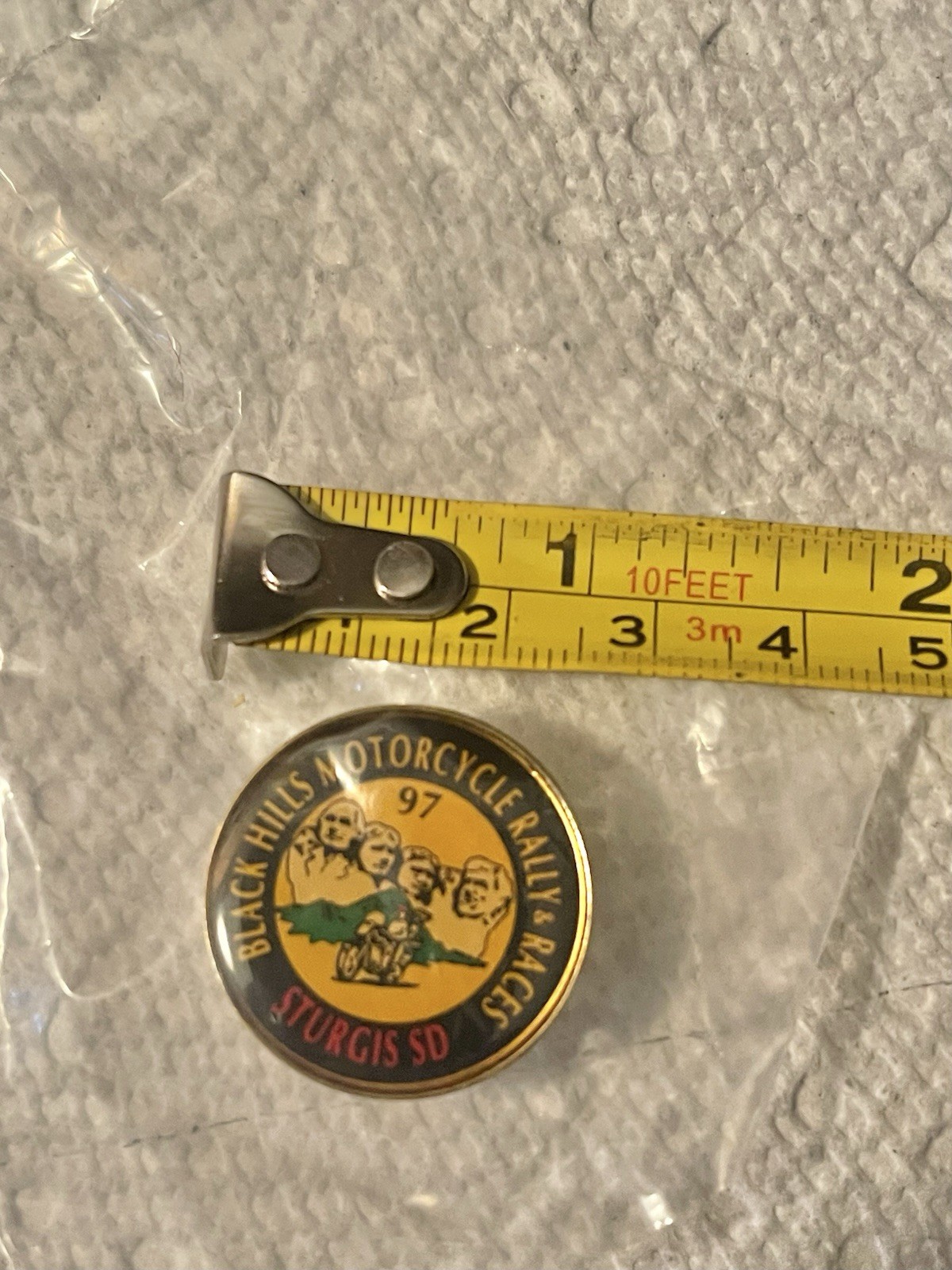 RARE 1997 Sturgis Black Hills Motorcycle Rally & Races Pin Collectible NIP