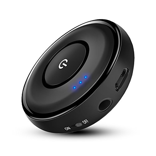 SOWTECH Mini Bluetooth 4.1 Wireless Audio Receiver A2DP For Home Music And Car