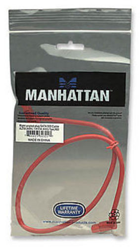 20" Shielded Round SATA 90 Degree Data Cable, FIA-R20