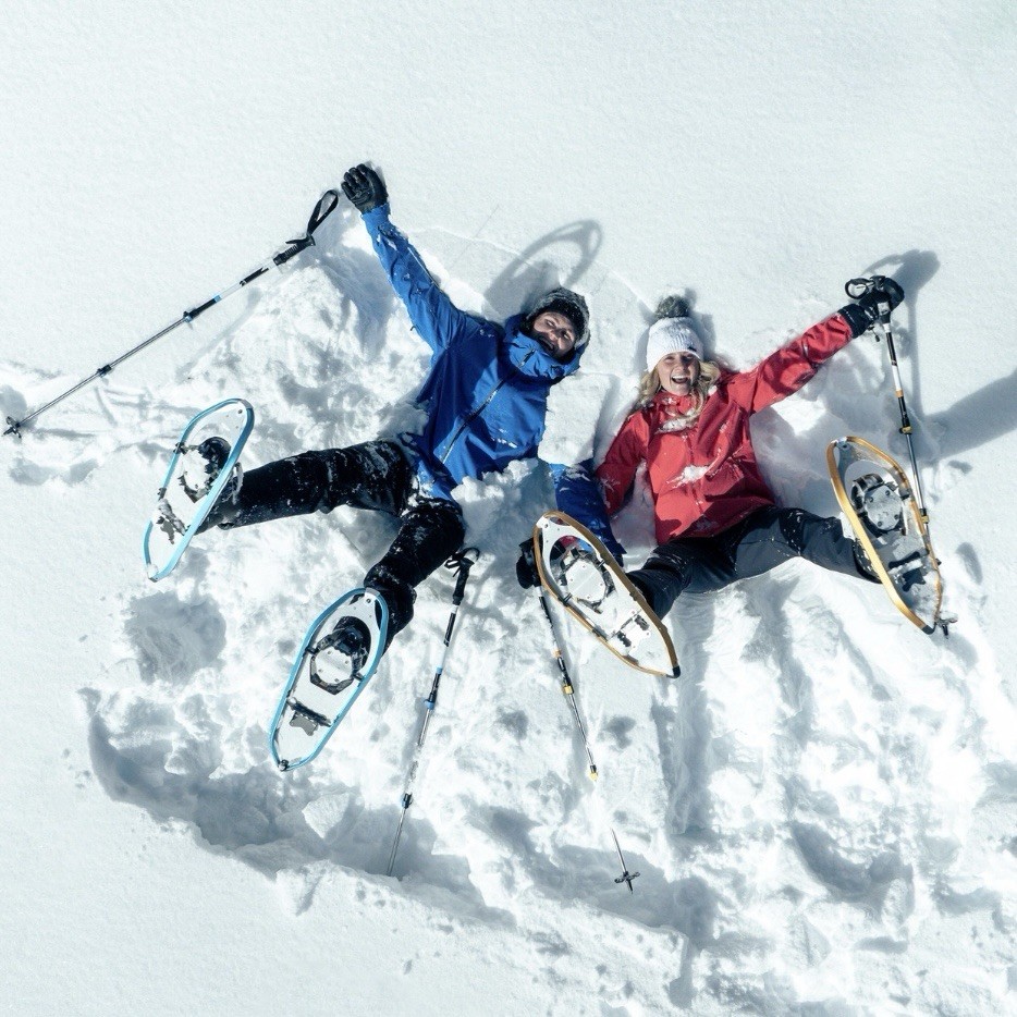 Denali Pro Snowshoes 8x25 Winter Hiking Kit w/ Poles & Carry Bag – 200 lb Rated