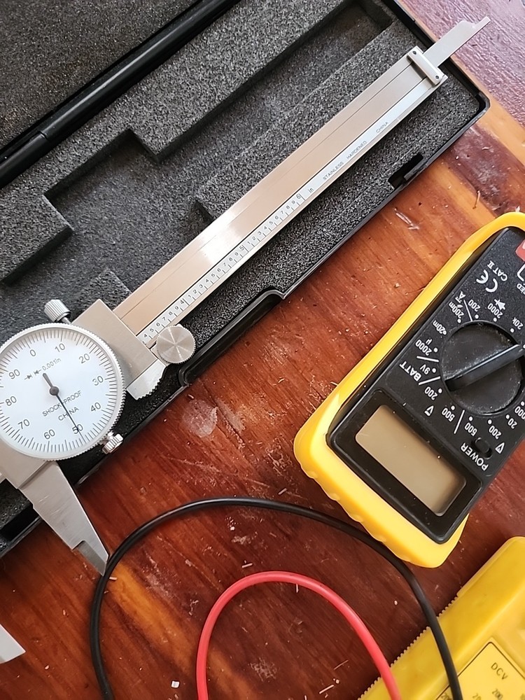 Stainless Steel Dial Caliper Digital Angle Reader Multimeter Measuring Tool Lot