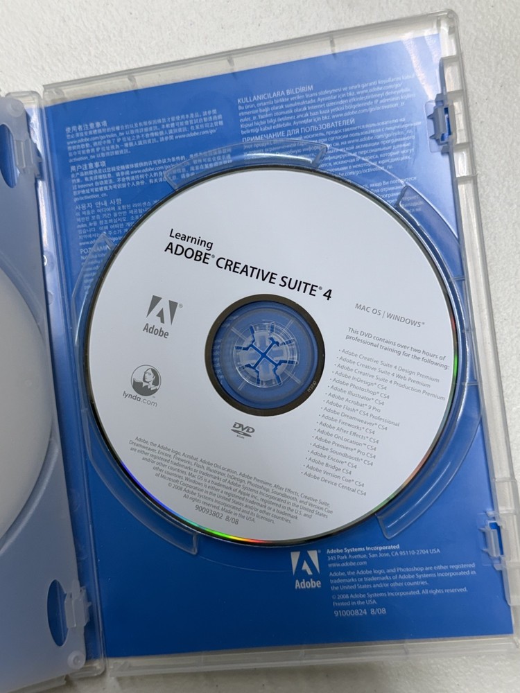 Adobe Photoshop CS4 Extended For Mac OS Retail Version