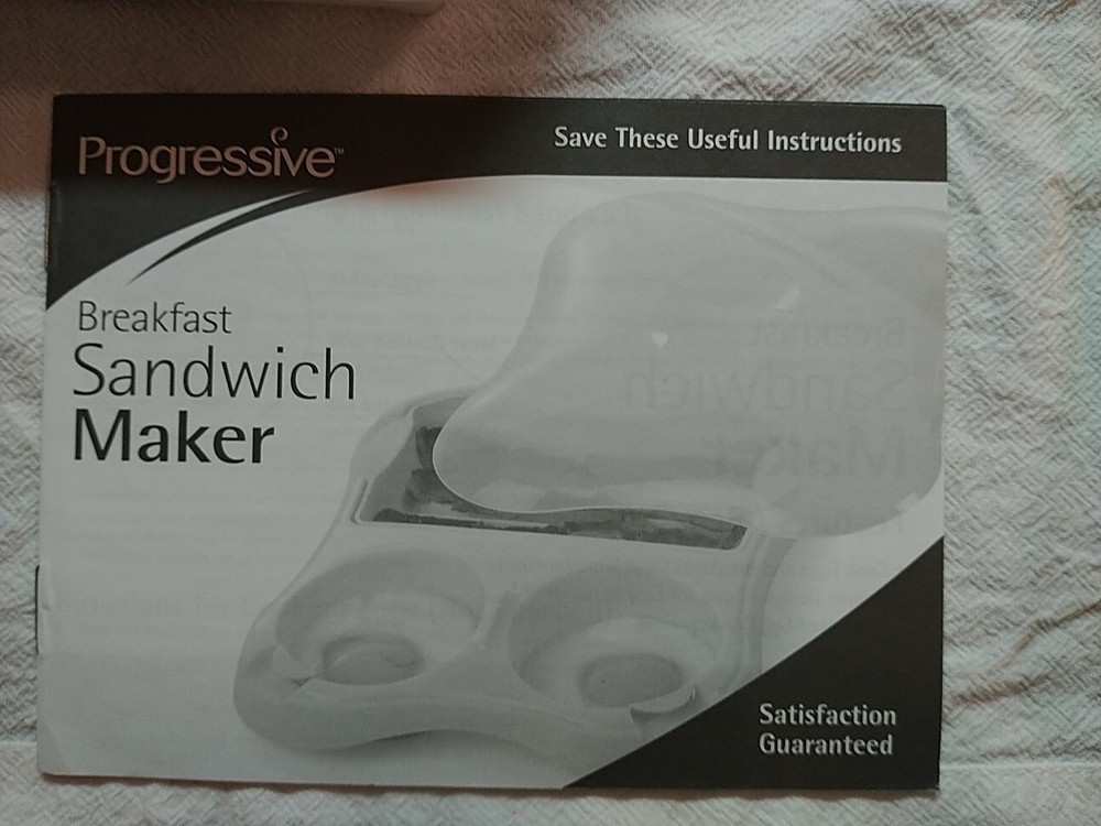 Progressive Microwave Bacon Tray + Breakfast Sandwich Maker + Adjustable Cover