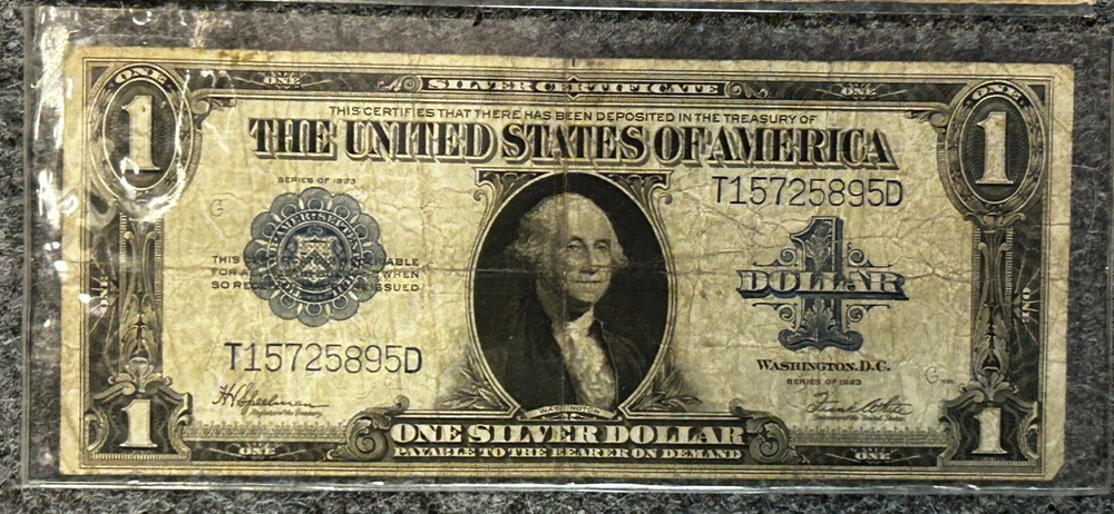 1923 $1 Silver Certificate Blue Seal