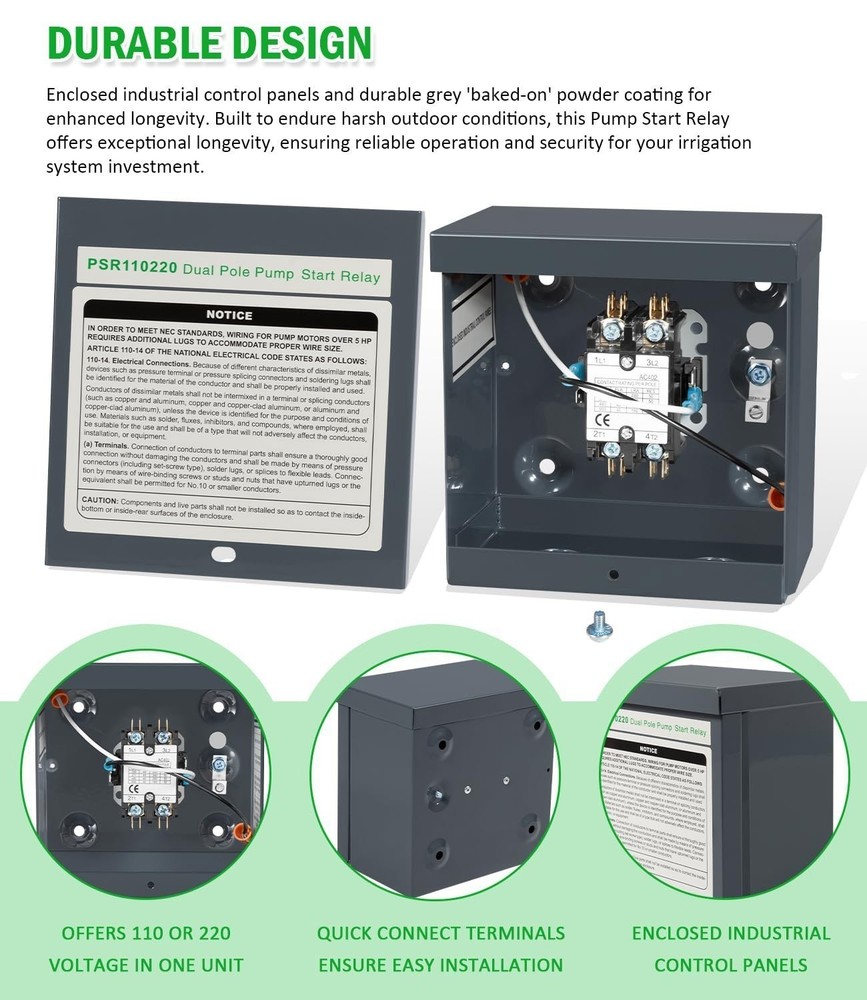 PSR Pump Start Relay For Various Types of Electrically Driven Pump Equipment