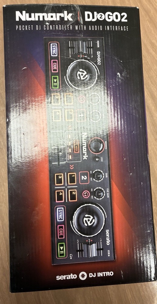 New In Box Numark DJ2GO2 Pocket DJ Controller With Audio Interface