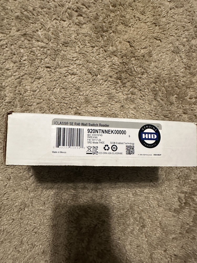 HID 920NTNNEK00000 Wall Switch Reader