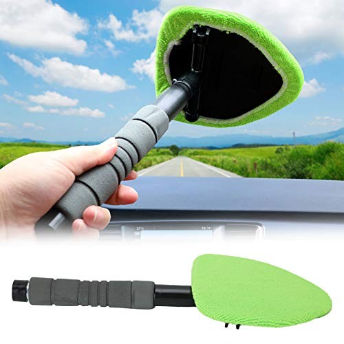 Microfiber Car Window Tool Windshield Cleaner Wand Tool with Telescopic and