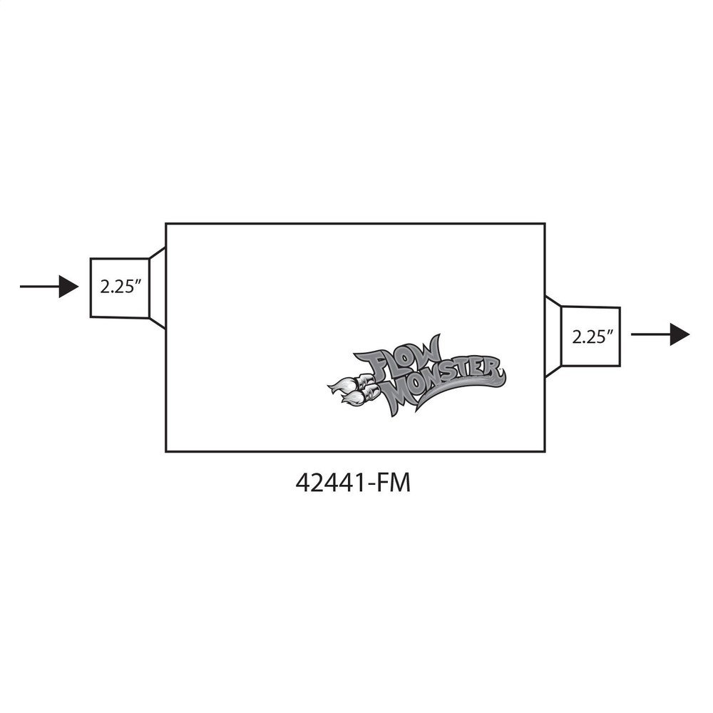 Flowmaster 42441-FM FlowMonster Muffler